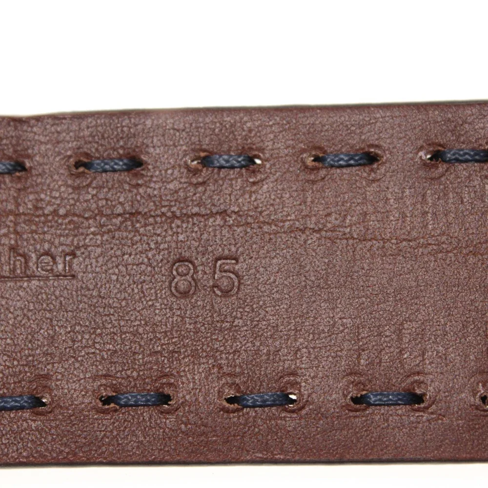 Veneta Cinture NWT Classic Belt Size 85 (US 32) in Brown Leather Made in Italy